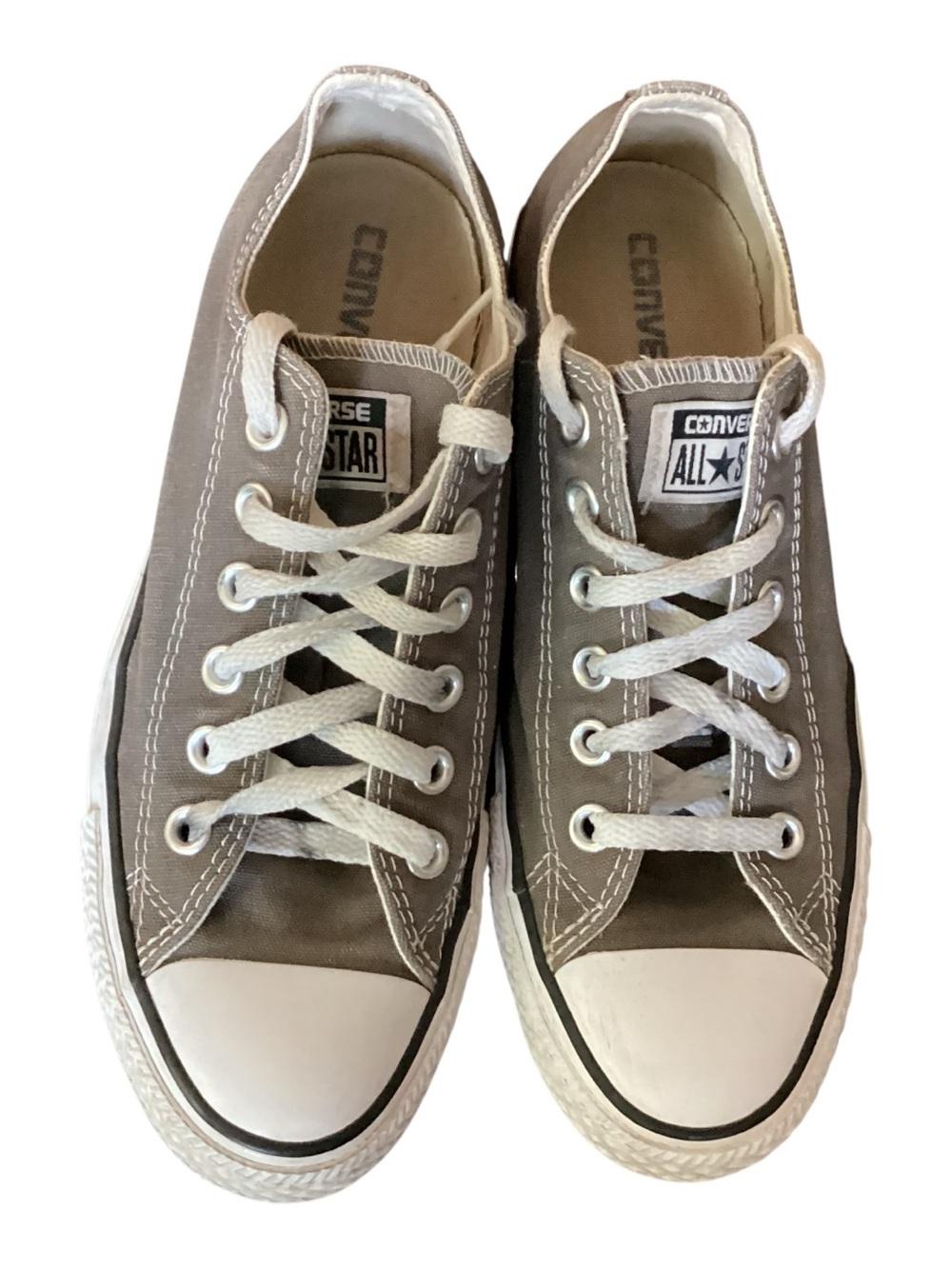Converse Gray Classic Low-Top Canvas Sneakers Ladies 7.5